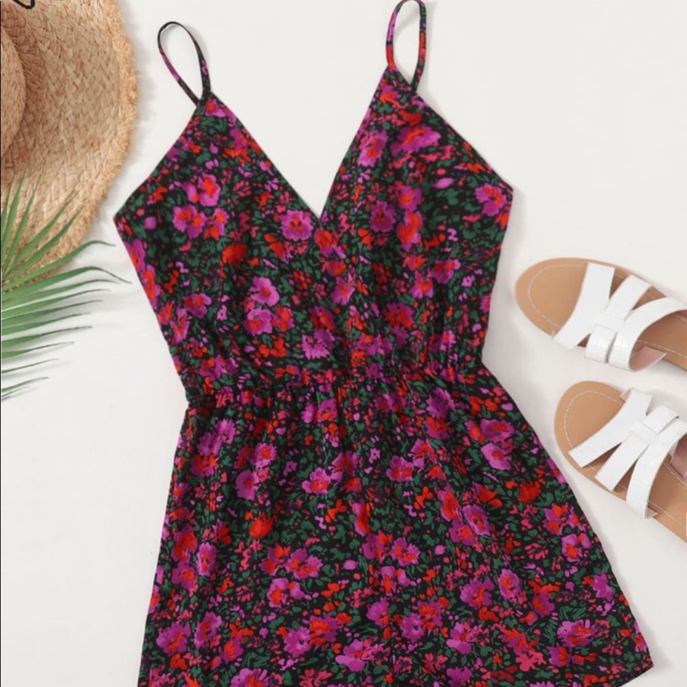 SHEIN Floral Romper